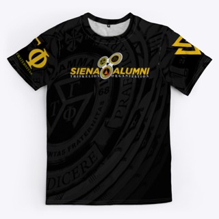 เสื้อยืดผ้าฝ้ายพิมพ์ลายแฟชั่น เสื้อยืด พิมพ์ลาย Tau Gamma Phi Full Siblimation สําหรับผู้ชาย และผู้หญิง