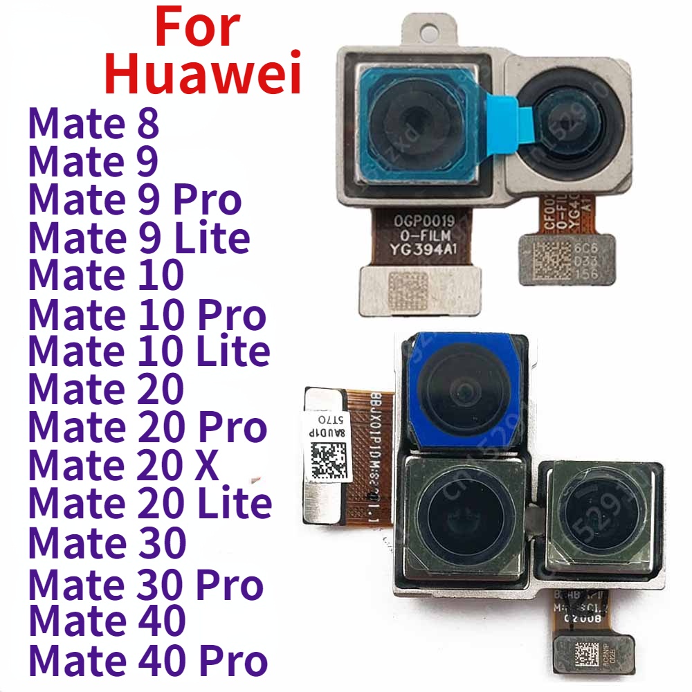 แท้ อะไหล่โมดูลกล้องด้านหลัง แบบเปลี่ยน สําหรับ Huawei Mate 8 9 10 Lite 20 30 40 Pro