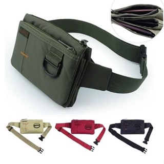 Ultrathin 4 Layers Waist Bag Belt Bag Men Cycling Jogging Multi-function Waterproof Sports Bag