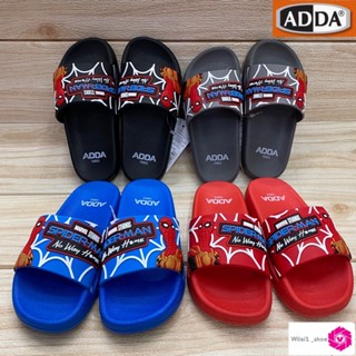 ADDA  16903 -B1 รองเท้าแตะเด็ก สีดำ/น้ำเงิน/เทา/แดง หอ