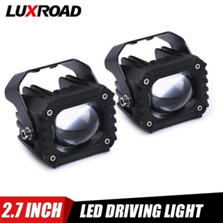 2.5/2.7/3.0 inch 8D Lens LED Work Light Dual Colo Driving Pods Light Fog Light Offroad 4x4 Accessories Car Motorcycle Tr