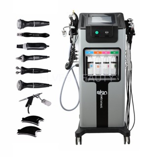 Multifunctional 8 In 1 Hydra Facial Microdermabrasion Hydro Machine For Skin Care Tightening Aqua Peeling Face Cleansing