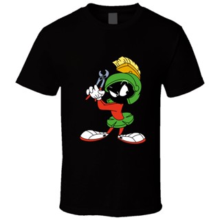 เสื้อยืดผ้าฝ้ายพิมพ์ลายขายดี Yuanl5 [พร้อมส่ง] เสื้อยืดแขนสั้น พิมพ์ลาย Marvin Martian พลัสไซซ์ ของขวัญวันเกิด สําหรับผู