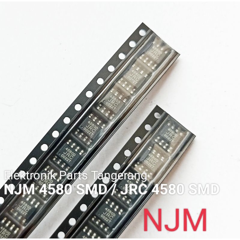 Ic NJM 4580 SMD IC NJM 4580SMD IC NJM4580 SMD IC NJM 4580 SMD ทรานซิสเตอร์ NJM 4580 SMD IC NJM 4580D