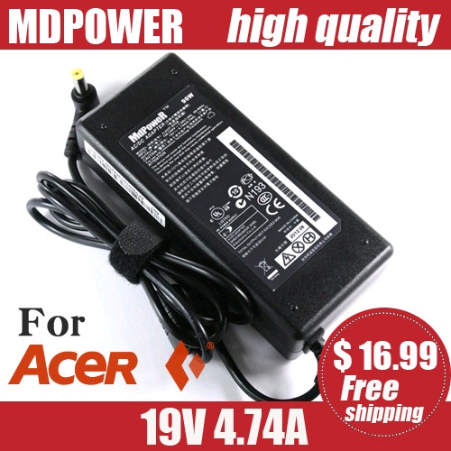 For ACER PA-1900-04 PA-1900-05 PA-1900-15 PA-1900-24 PA-1900-32 LSE0202C1990  laptop power supply AC