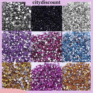 &lt;citydiscount&gt;  ลูกปัดเรซิ่น 3 มม . 2000 ชิ้น / ล็อตสําหรับตกแต่งเล็บ Diy