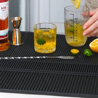 แผ่นยางกันลื่นกันหก Bar Mat แผ่นรองบาร์แมทกันลื่น สำหรับบาร์เครื่องดื่ม ร้านกาแฟ