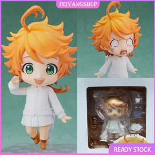 The Promised Neverland Q Version Nendoroid 1092#ตุ๊กตาฟิกเกอร์ Emma เปลี่ยนหน้าได้ ขยับได้ สําหรับตกแต่งบ้าน