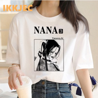 เสื้อยืด พิมพ์ลายอนิเมะ nana kawaii สไตล์ฮาราจูกุ สําหรับผู้หญิง 2022