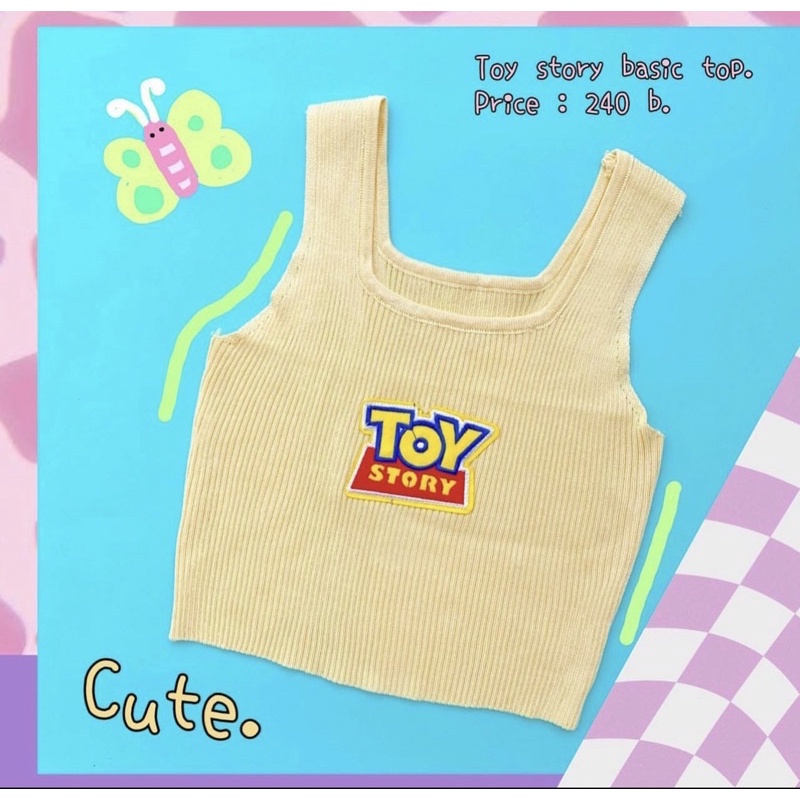Toystory yellow top💕พร้อมส่ง