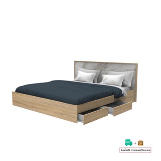 Inhome Furniture เตียง 6 ฟุต รุ่น BE-1861 W193xD206xH90cm.