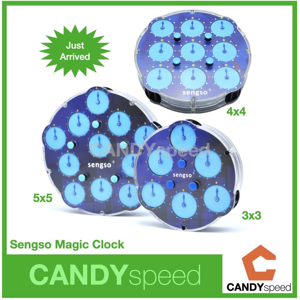 [E-TAX] Sengso Magic Clock | ShengShou Magic Clock | รูบิคนาฬิกา Rubik Clock มาใหม่ | By CANDYspeed