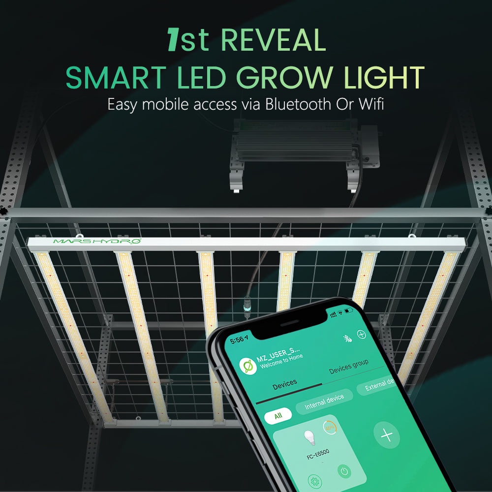 Newส่งฟรี2022 Mars Hydro FC-E6500 Smart Grow System Led Grow bar Full ...