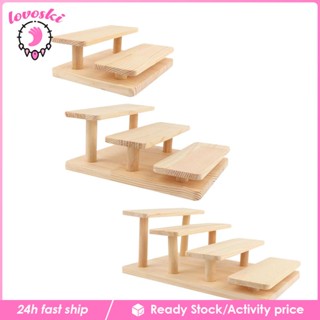 [Lovoski] Wood Shelf Display Shelves Showcase Fixtures for Candies Perfume Model