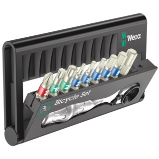 Wera Bicycle Set 9 Zyklop Mini Ratchet Set (สแตนเลส)