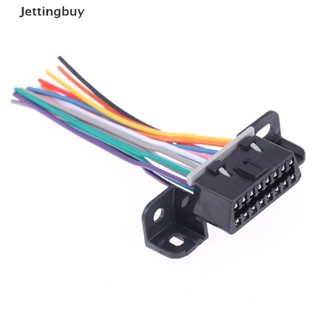 [Jettingbuy] ใหม่ พร้อมส่ง สายเคเบิ้ลอะแดปเตอร์เชื่อมต่อ OBD 2 16 Pin OBD2