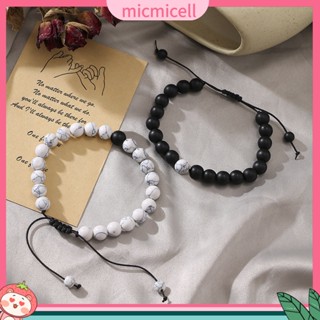 (micmicell) สร้อยข้อมือ ประดับลูกปัด ปรับได้ ของขวัญเครื่องประดับ สําหรับทุกเพศ ทุกวัย