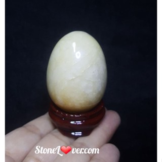 #HoneyJad Egg #หินทรงไข่#หยกน้ำผึ้ง 
#หินเสริมดวง