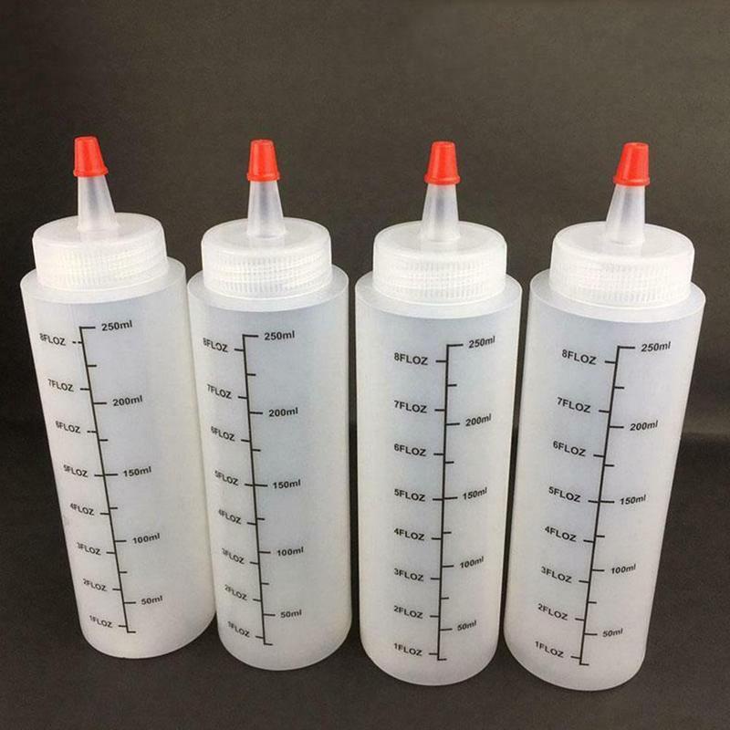 250ml Plastic Needlenosed Bottle th Scale Squeeze Bottle th Leakpro