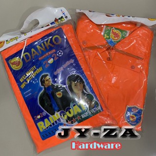 เสื้อกันฝน ชุดกันฝน DANKO ตราช้าง เสื้อ+กางเกง สีส้ม
