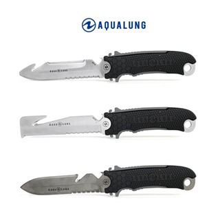 มีดพกดำน้ำพร้อมปลอก Aqualung Big Squeeze Knife