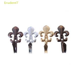 [ErudentT] ตะขอแขวนเสื้อผ้า สไตล์วินเทจ สําหรับติดผนังห้องน้ํา 1 คู่ [ใหม่]