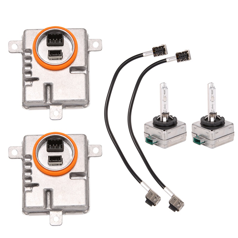 2ชุดไฟหน้าบัลลาสต์ HID Controller โมดูลลวด D3S หลอดไฟ6000K สำหรับ Porsche 911 Boxster 981 Cayman Mac