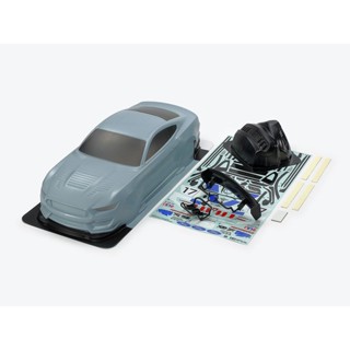 [บอดี้รถบังคับ] TAMIYA 47485 1/10 R/C Ford Mustang GT4 Body Parts Set (Corsa Gray/Painted) (257mm Wheelbase) บอดี้ทาม...