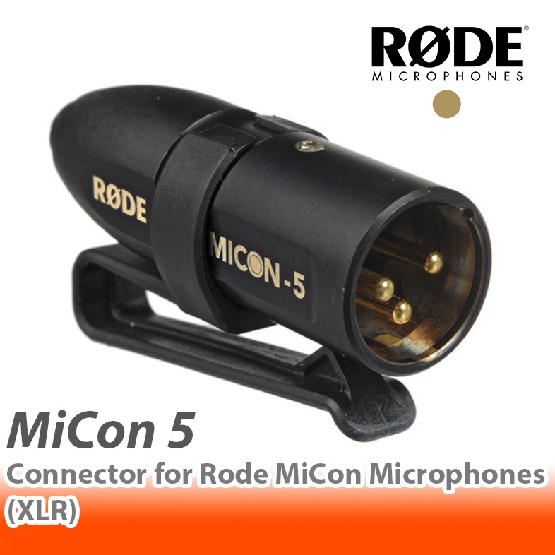 Rode MiCon 5 Connector for Rode MiCon Microphones (XLR) อแดปเตอร์สำหรับสายไมค์ Rode แบบ MiCon แปลงเป็น XLR 3-Pin