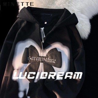 LUCIDREAM  เสื้อกันหนาว เสื้อแขนยาว เสื้อกันหนาว ผู้หญิง 2022สินค้ามาใหม่ เกาหลี ใส่สบายๆ ทรงหลวม สไตล์สปอร์ต ทันสมัย Korean Style Beautiful สวย WT220217-Apricot-xs 36Z230909