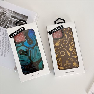 Casetify【The snake eagles】เคสโทรศัพท์มือถือ TPU กันกระแทก ลายโลโก้งู สําหรับ iPhone 14 plus 14 pro Max 13 12 11 pro Max