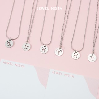 zodiac necklace [silver] สร้อยคอจี้ราศี [เงิน]