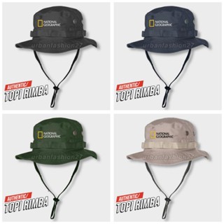 หมวกเดินป่า ลายโลโก้ National Geographic Jungle Mountain Hat สําหรับผู้ชาย และผู้หญิง