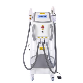 Factory Price IPL SR / RF / Elight / ND Yag Laser for Black Carbon Wrist Skin Peeling Hair Removal and Tattoo Removal Ma