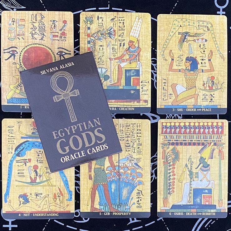 Egyptian Gods Oracle การ์ดอียิปต์พระเจ้า Oracle การ์ดภาษาอังกฤษที่กําหนดเองเกมกระดาน