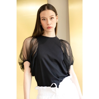 เสื้อ Cara Seethrough (Black)