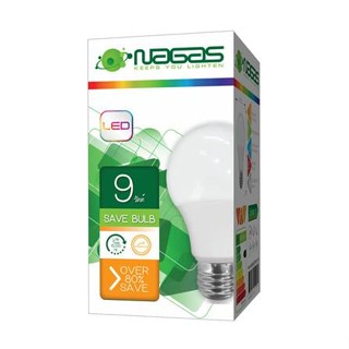 หลอด LED NAGAS SAVE BULB 9 วัตต์ WARMWHITE E27