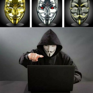 [star] หน้ากากแฟนซี ลาย Anonymous Vendetta Guy Fawkes Hacker สําหรับผู้ใหญ่ เหมาะกับปาร์ตี้ฮาโลวีน