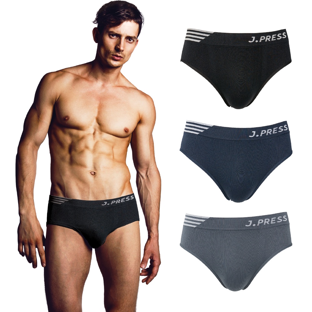 J.Press กางเกงในชาย เจเพรส Seamless รุ่น 8121 บรรจุ 1 ตัว/แพ็ค (มีให้เลือก 3 สี)
