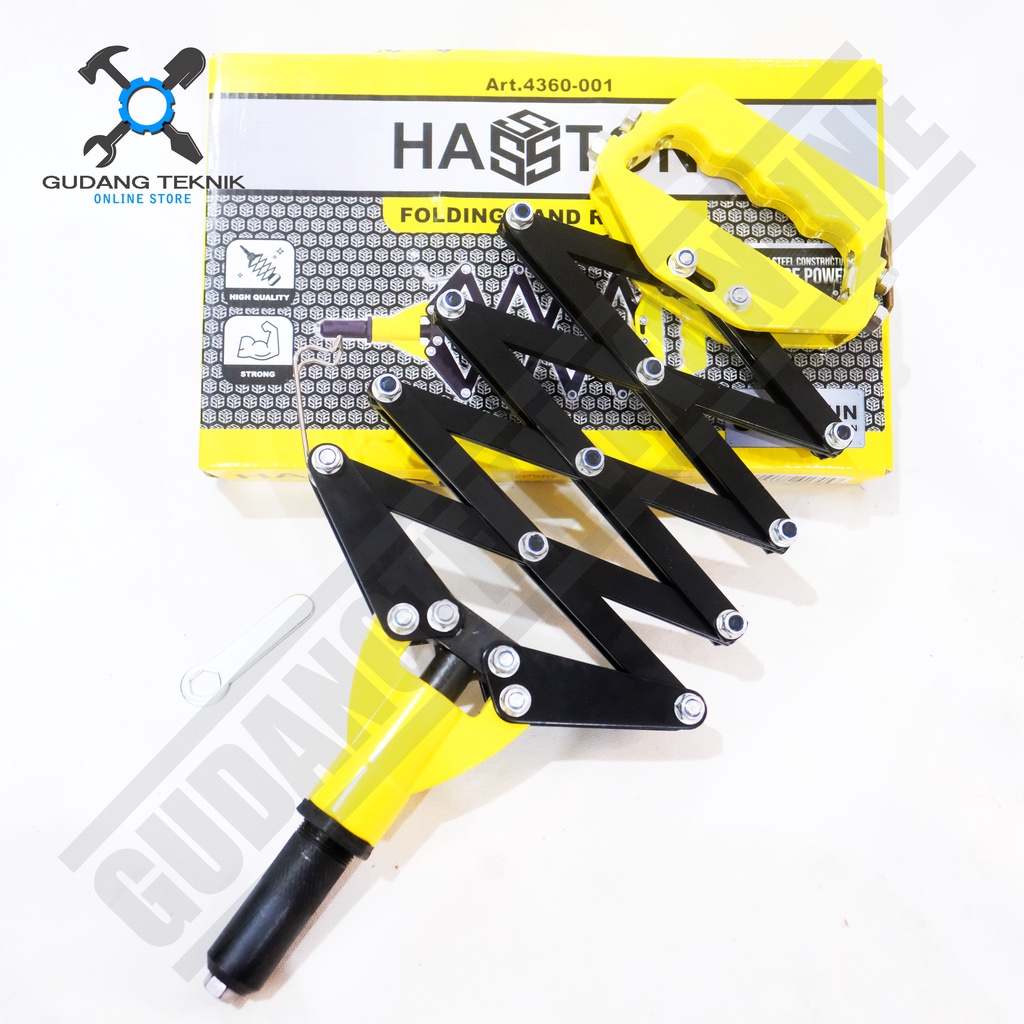 HASSTON PROHEX 4360-001 คีมหมุดเกลียว / Harmonica Riveter คีมเล็บต่อ 4360 001 HASSTON