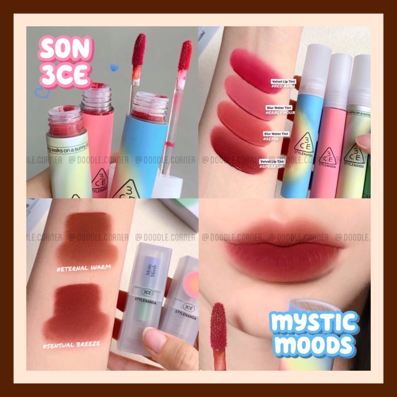 3ce Mystic Moods Lipstick Limited Edition 2022
