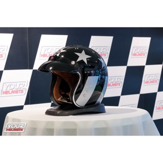 หมวกกันน็อค TORC HELMETS รุ่นT-50 CAPTAIN VEGAS ( BLACK VERSION )