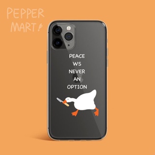 Untitled Goose Game เคสไอโฟน iPhone 13 11 pro max 12 14 pro phone case 7 8 เคส 8plus 8พลัส cover 7plus TPU Xr Xs X max