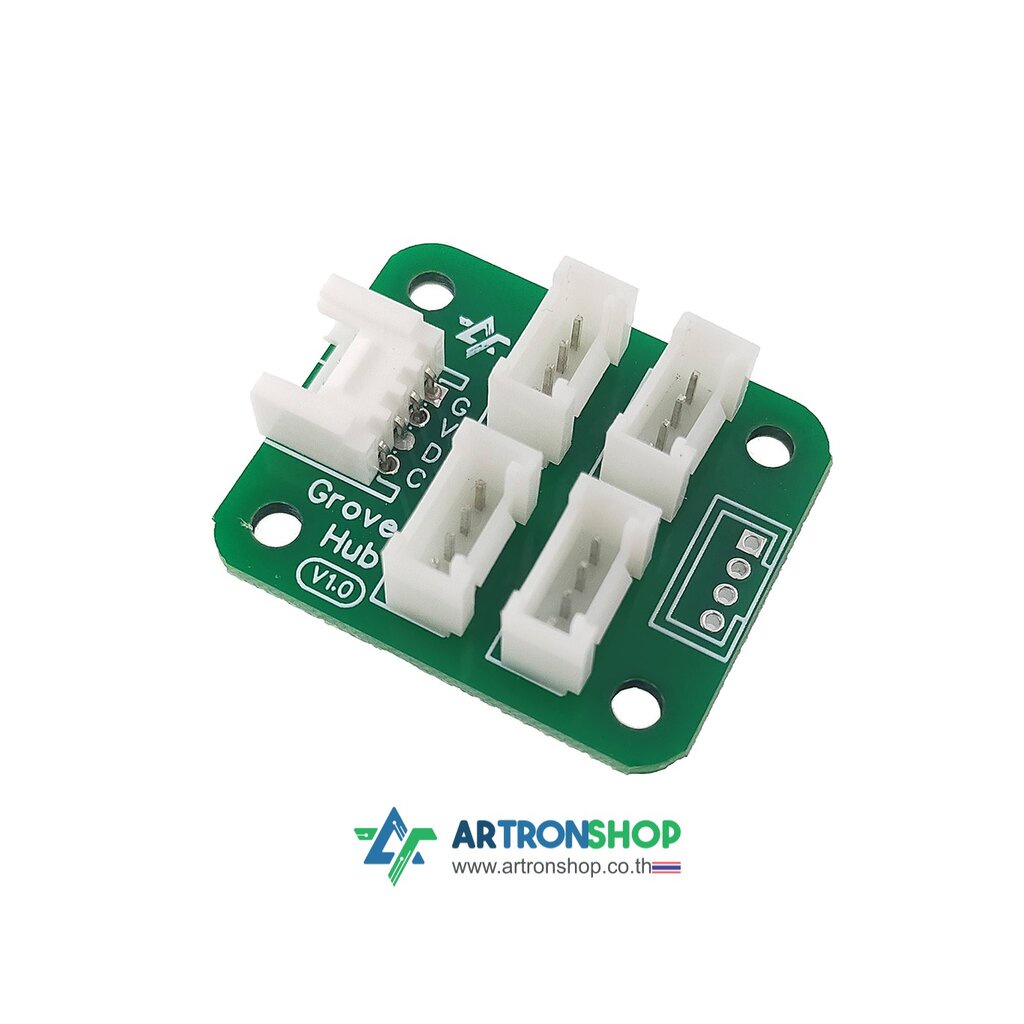 Grove Hub บอร์ดต่อขยาย Grove I2C สำหรับ M5Stack micro:bit seeed
