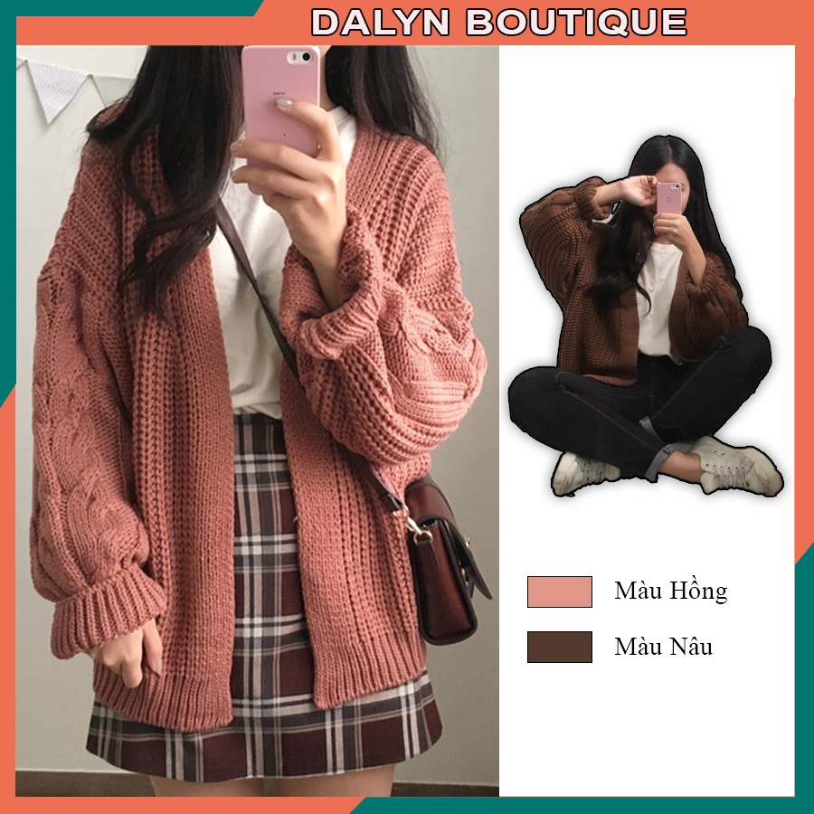 Basic Dalyn Guangzhou CC Rope คาร์ดิแกนผ้าวูล