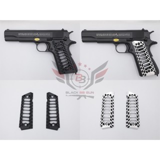 ประกับปืน M1911 แบบอลูมิเนียม รุ่น Cobra Skeleton ยี่ห้อ 5KU (5KU Cobra Skeleton Aluminum Grip)