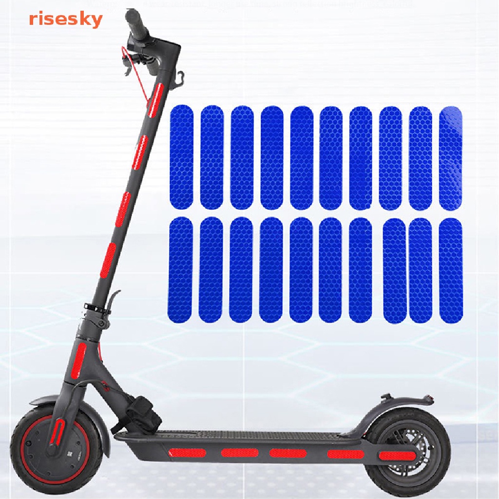 [risesky] Scooter Reflective Stickers For Xiaomi M365/Pro Night Safety Warning Sticker