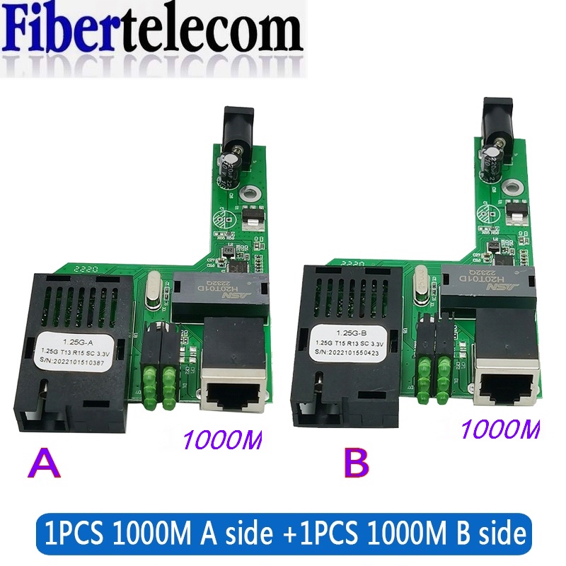 Htb-gs-03 A + B ตัวแปลงไฟเบอร์ออปติก Gigabit 1000mbps