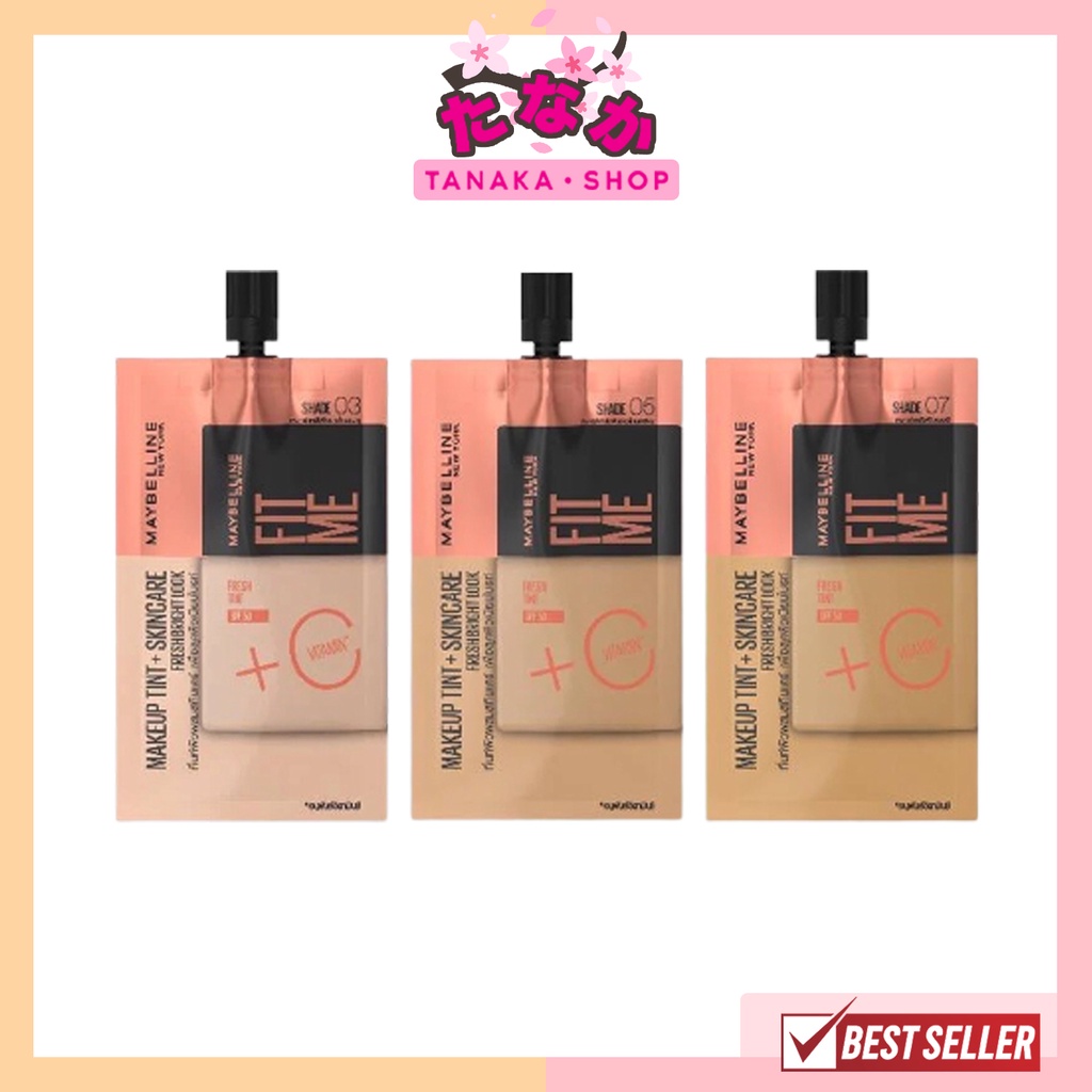 (1ซอง) MAYBELLINE Fit me Fresh Tint ฟิต มี เฟรช ทิ้นท์ 5มล.