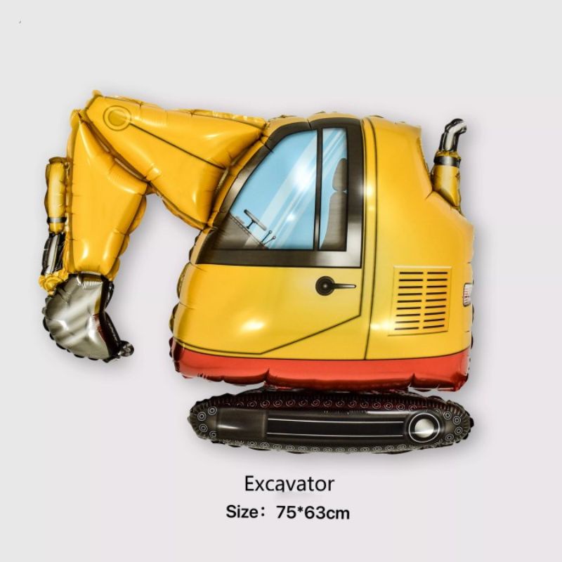 JUMBO CRANE/EXAVATOR/TRUCK FOIL BALLOONS